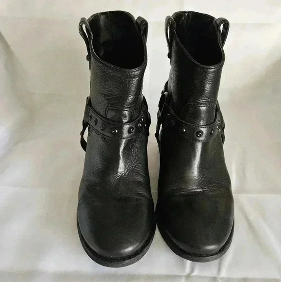 Enzo Angiolini black leather boots. Not‎ new woman's size 7.5 Great condition - Picture 3 of 4